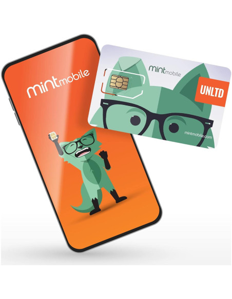 Plan de teléfono Mint Mobile 3 meses ilimitado 5G Plan de teléfono Mint Mobile 3 meses ilimitado 5G