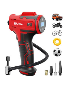 Compresor de Aire Portátil EAFCar 5622, 150 PSI, Batería