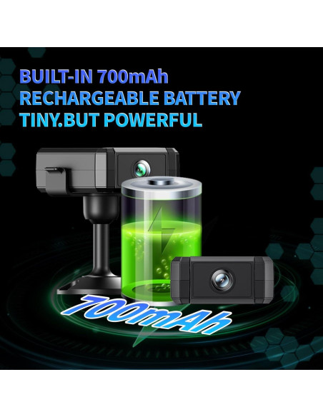 Mini Cámara Inalámbrica WiFi LMQPT S12 con Visión Nocturna