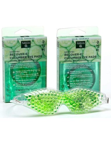 Parches Oculares de Pepino Earth Therapeutics 155g - Alivio Ojeras