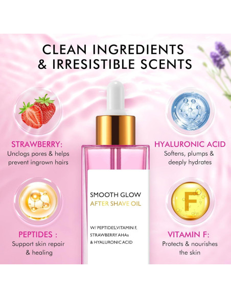 Aceite After Shave Premium WeiWeiLa 100ml para Mujeres - AHA Fresa Aceite After Shave Premium WeiWeiLa 100ml para Mujeres - AHA Fresa