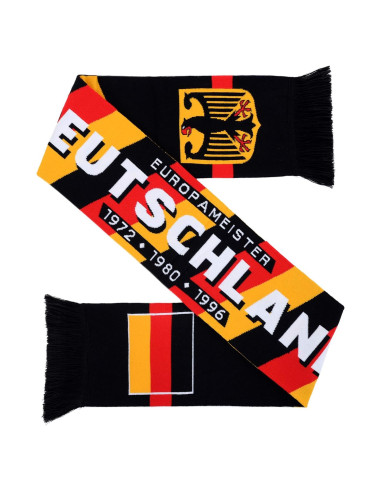 Bufanda de Fútbol Alemania Euroscarves 142 cm Tricolor