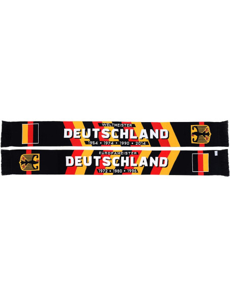 Bufanda de Fútbol Alemania Euroscarves 142 cm Tricolor Bufanda de Fútbol Alemania Euroscarves 142 cm Tricolor