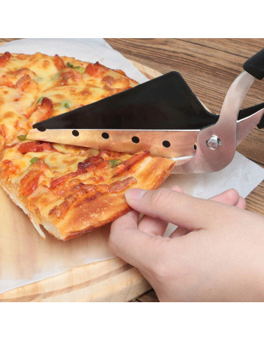Tijeras para Pizza Asdirne 27 cm, Mango Ergonómico, Acero Inoxidable