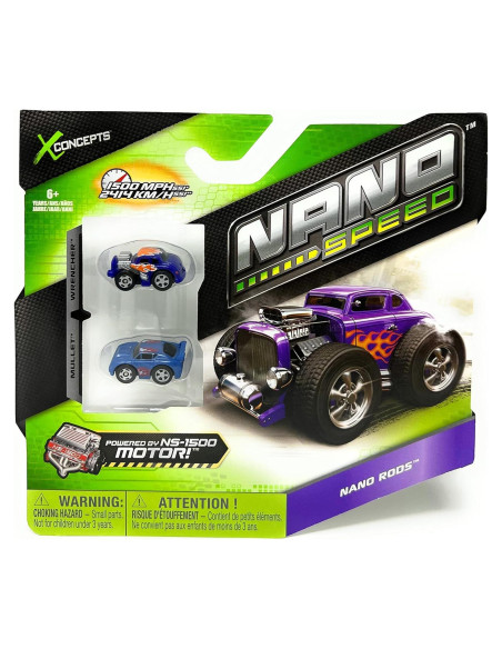 Nano Speed Cars Spin Master - 2 Paquetes de Mini Autos Nano Speed Cars Spin Master - 2 Paquetes de Mini Autos