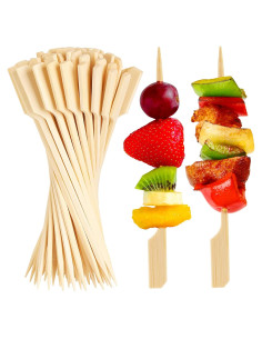 300 Palillos de Bambú FATLODA 11.94 cm para Aperitivos