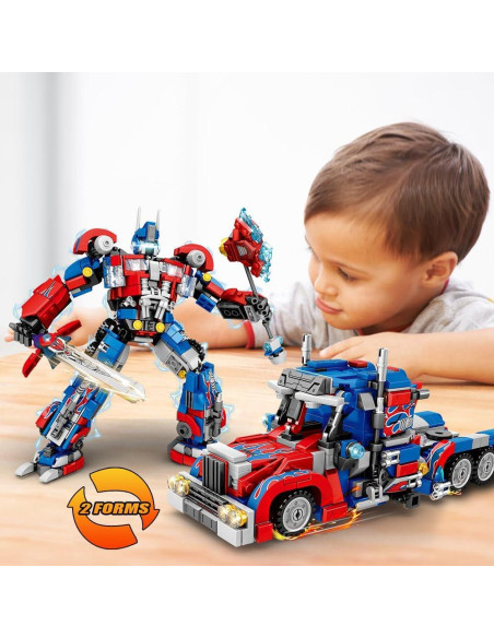 Juego de Construcción Robot Transformador 2 en 1 Shantou 686 Piezas Juego de Construcción Robot Transformador 2 en 1 Shantou 686 Piezas
