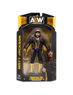 Figura de Acción Lucha Libre Ringside Matt Jackson AEW Unrivaled 7