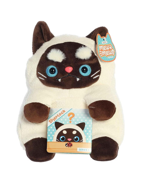 Peluche Sherlock MewMews Aurora 20 cm - Juguete Abrazable Peluche Sherlock MewMews Aurora 20 cm - Juguete Abrazable