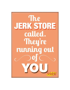 Imán de Refrigerador Ata-Boy Seinfeld 6.35 x 8.89 cm Multicolor