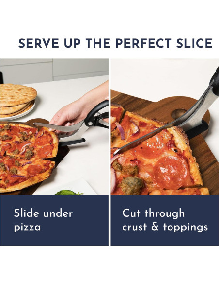 Tijeras para Pizza Loftern 5 en 1 - Acero Inoxidable Antiadherente Tijeras para Pizza Loftern 5 en 1 - Acero Inoxidable Antiadherente