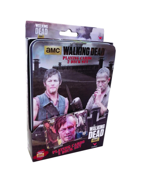 Cartas de Juego The Walking Dead 2-Pack - Calidad Casino Cartas de Juego The Walking Dead 2-Pack - Calidad Casino
