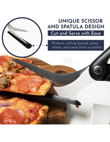Tijeras para Pizza Loftern 5 en 1 - Acero Inoxidable Antiadherente