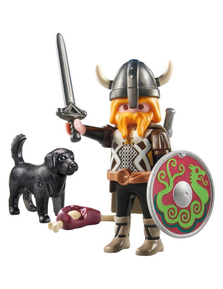 Figuras Playmobil Viking con Perro Guardián 71755 - 9 Piezas Figuras Playmobil Viking con Perro Guardián 71755 - 9 Piezas