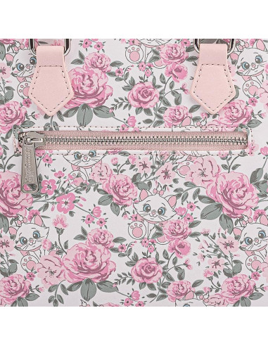 Bolso Bandolera Loungefly Disney Aristocats Marie Floral 21.6x26.7cm