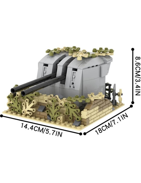 Juego de Bloques de Construcción Militar MOOXI 272 Piezas Juego de Bloques de Construcción Militar MOOXI 272 Piezas