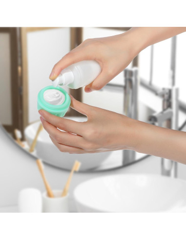 Tarros de Silicona RONRONS 20ml a Prueba de Fugas - 4 Unidades