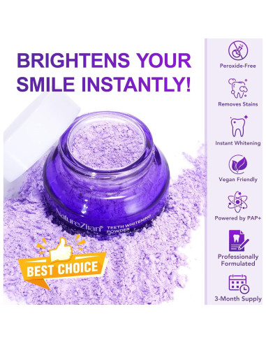 Polvo Blanqueador Dental BHMSHY 28g - Sin Sensibilidad