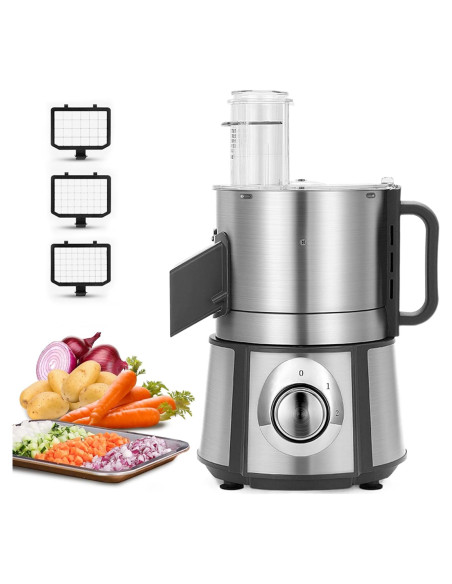 Cortador de Verduras Eléctrico Anatole 16 Tazas 300W Acero Inoxidable Cortador de Verduras Eléctrico Anatole 16 Tazas 300W Acero Inoxidable
