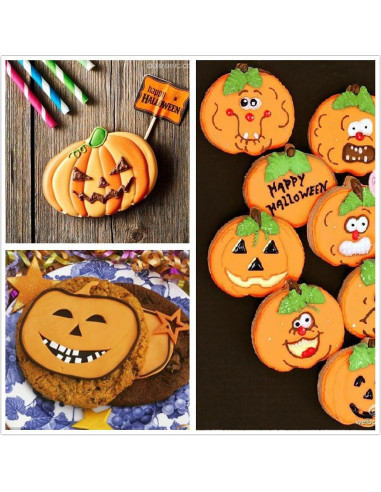 Juego de Cortadores de Galletas Halloween IRCtek 8 Piezas