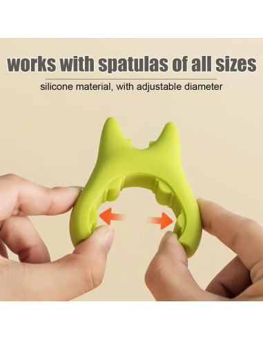 Soporte para Cucharas de Silicona MiOYOOW - 4 Piezas