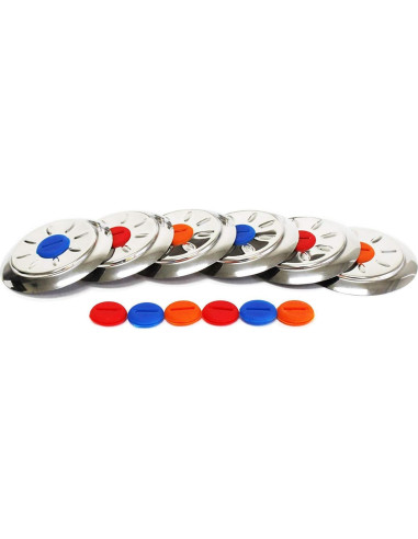 Molde para Paletas Onyx de Acero Inoxidable 18/8, Set de 6