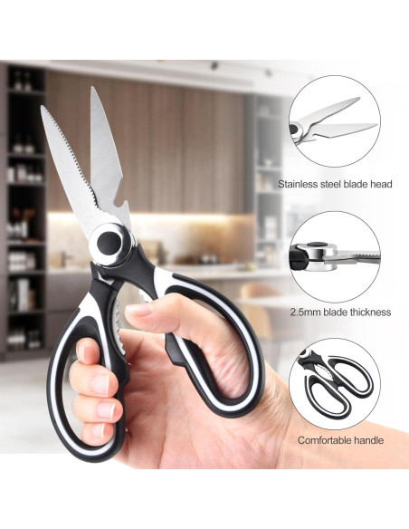 Tijeras de Cocina OMDAR 3 Paquete Acero Inoxidable 21.1 cm Tijeras de Cocina OMDAR 3 Paquete Acero Inoxidable 21.1 cm
