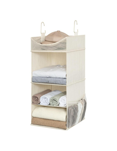Organizador Colgante de Closet StorageWorks 3 Estantes Blanco