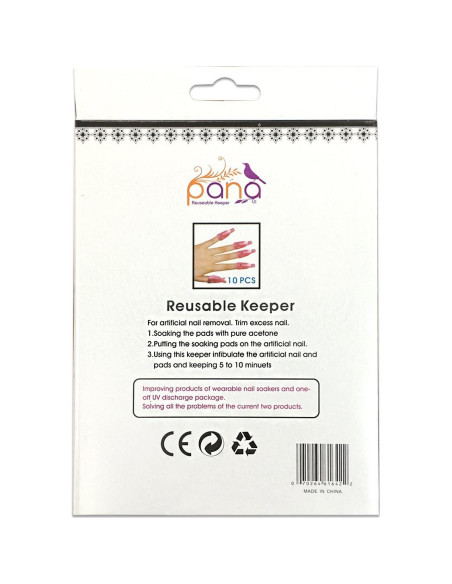 Pana Keeper Acrílico para Uñas - 10 Piezas Verde Claro Pana Keeper Acrílico para Uñas - 10 Piezas Verde Claro