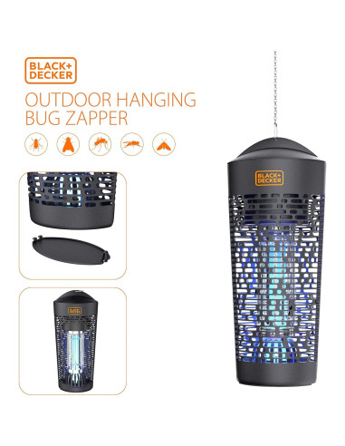 Zapper de Insectos Eléctrico BLACK+DECKER 0.2 Hectáreas