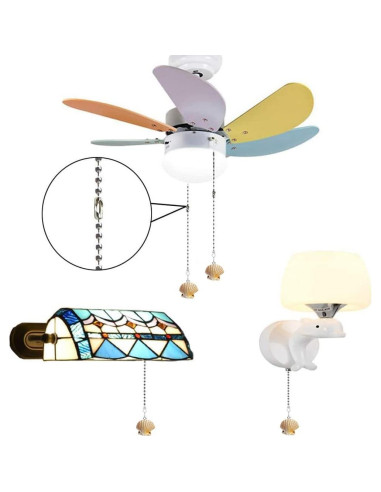 Extensor de cadena de tirón decorativo Hyamass 30 cm con concha