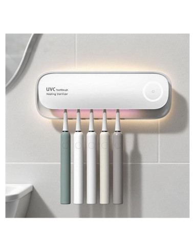 Soporte de Cepillos de Dientes UV GCZGCZ con Secado Rápido