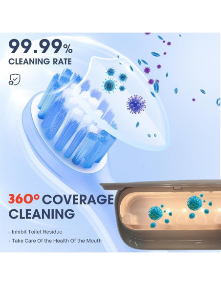 Soporte de Cepillos de Dientes UV GCZGCZ con Secado Rápido Soporte de Cepillos de Dientes UV GCZGCZ con Secado Rápido