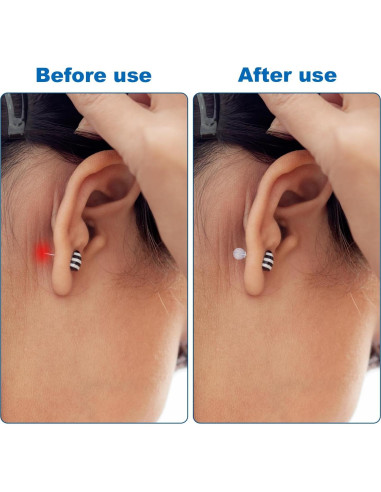 50 Tapones de Goma Transparentes para Pendientes Gosknor