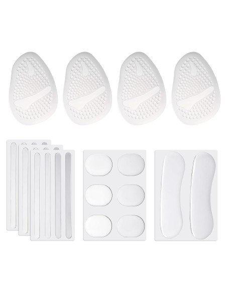 26 Almohadillas de Gel Transparentes Lusofie para Talones 26 Almohadillas de Gel Transparentes Lusofie para Talones