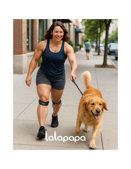 Faja para Rodilla Ajustable Lalapapa - Paquete de 2 Unidades Faja para Rodilla Ajustable Lalapapa - Paquete de 2 Unidades