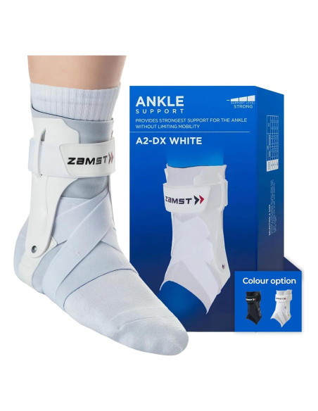 Férula de Tobillo Zamst A2-DX Blanco Mediana Izquierdo Férula de Tobillo Zamst A2-DX Blanco Mediana Izquierdo