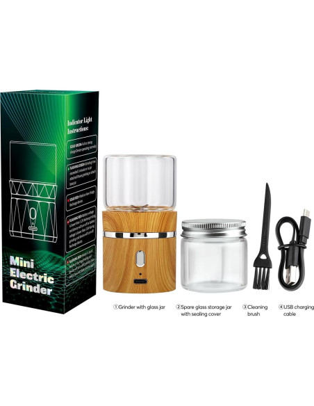 Molino Eléctrico BKLFLY Mini para Especias 50ml Recargable Molino Eléctrico BKLFLY Mini para Especias 50ml Recargable