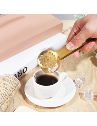 Pinzas para Bolsas de Té Eldraqth Acero Inoxidable 2 Pcs