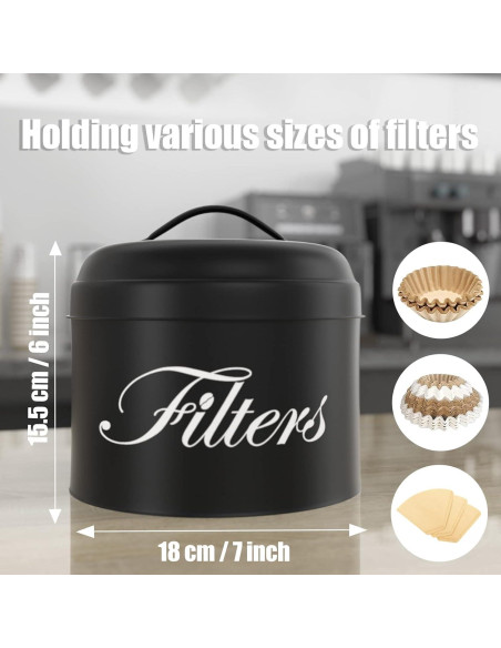 Soporte para Filtros de Café APOIMNA Negro 15.7 cm Soporte para Filtros de Café APOIMNA Negro 15.7 cm