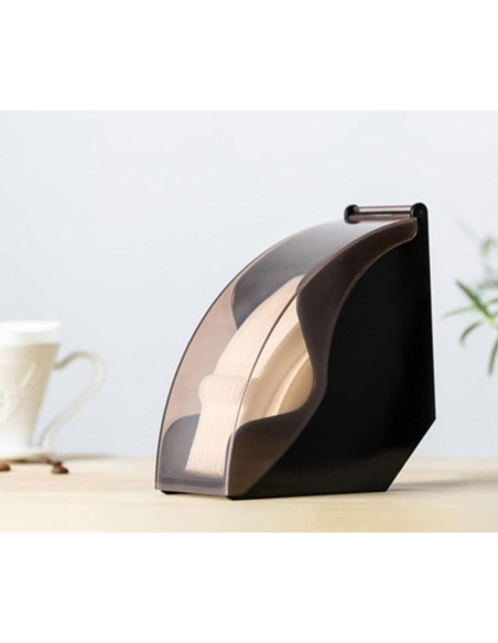 Soporte para Filtros de Café CAFEMASY con Tapa a Prueba de Polvo Soporte para Filtros de Café CAFEMASY con Tapa a Prueba de Polvo