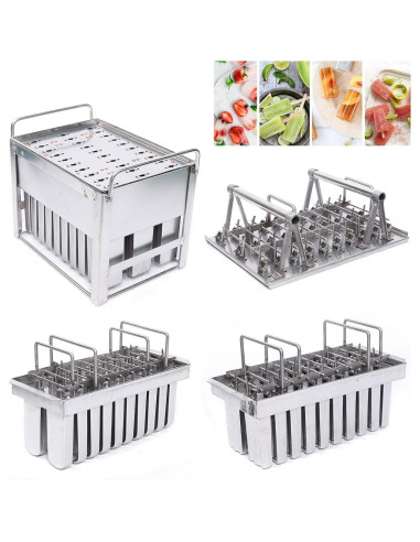 Kit de Moldes para Helados JUOPTGJ 20 Pcs Acero Inoxidable