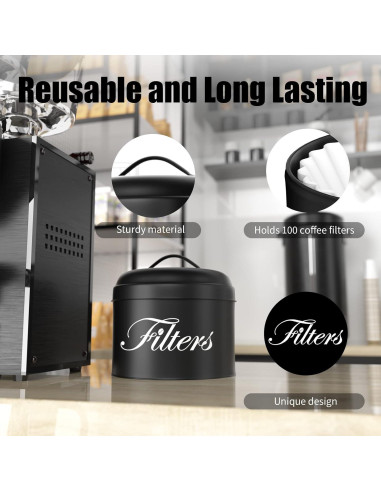 Soporte para Filtros de Café APOIMNA Negro 15.7 cm