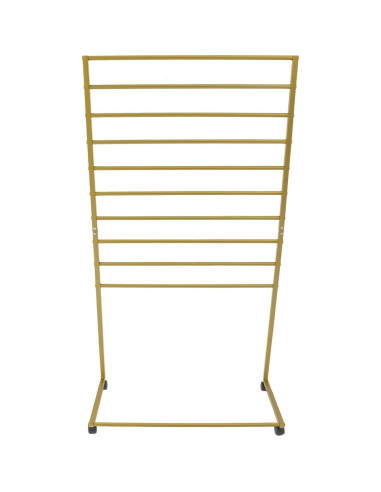 Organizador de Bufandas MARTEXBUY 10 Niveles Acero Dorado