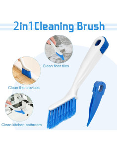 Juego de Cepillos de Limpieza SENEMO 4 Piezas para Grietas 2