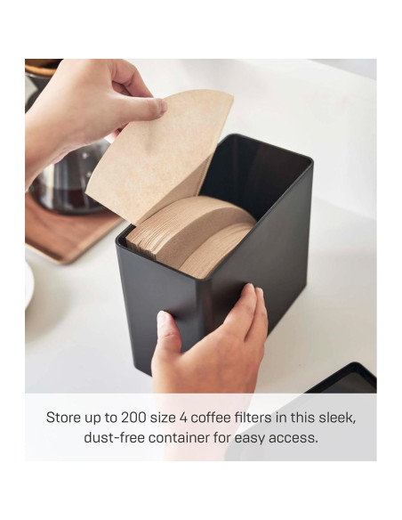 Soporte para Filtros de Café Yamazaki Home Tower - Almacenamiento 1.9L Soporte para Filtros de Café Yamazaki Home Tower - Almacenamiento 1.9L