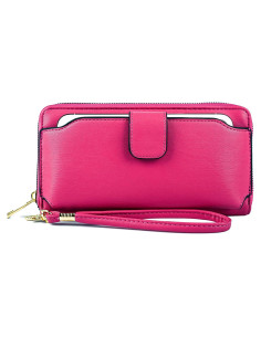 Cartera de Muñeca Heaye Rosa con Soporte para Teléfono y RFID