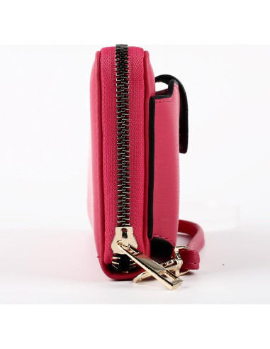 Cartera de Muñeca Heaye Rosa con Soporte para Teléfono y RFID