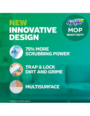 Paños Húmedos Swiffer Sweeper Pet Heavy Duty - 20 Unidades