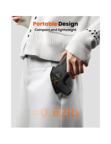 Soplador de Aire Eléctrico PECODE AC-27 380000RPM Carga Rápida